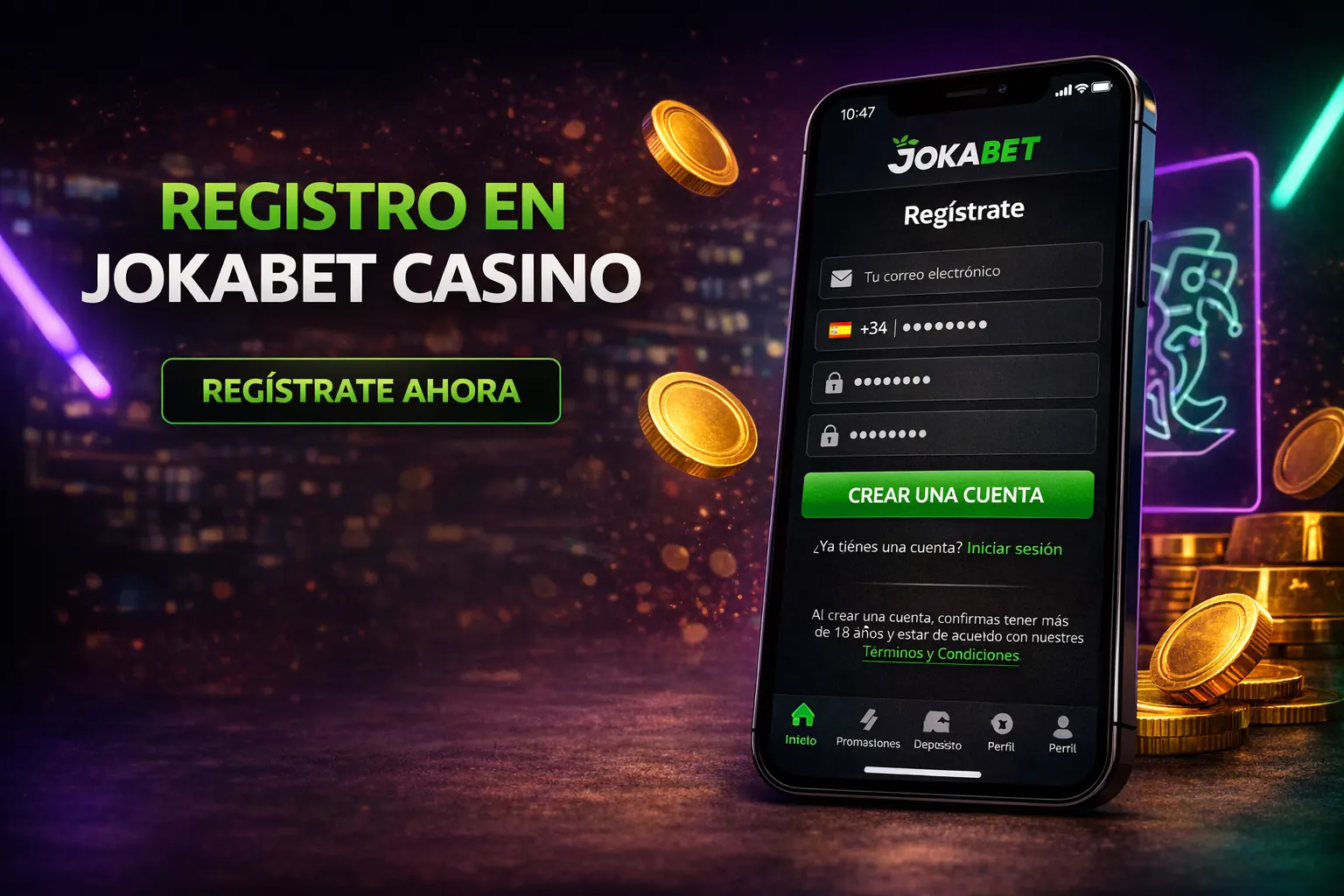 Jokabet casino login